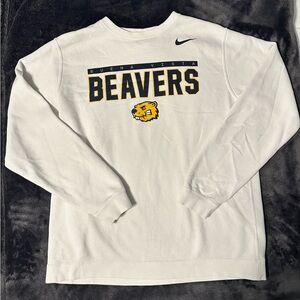 Nike Buena Vista Beavers White Crewneck